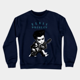 Cartoon Elvis Presley Crewneck Sweatshirt